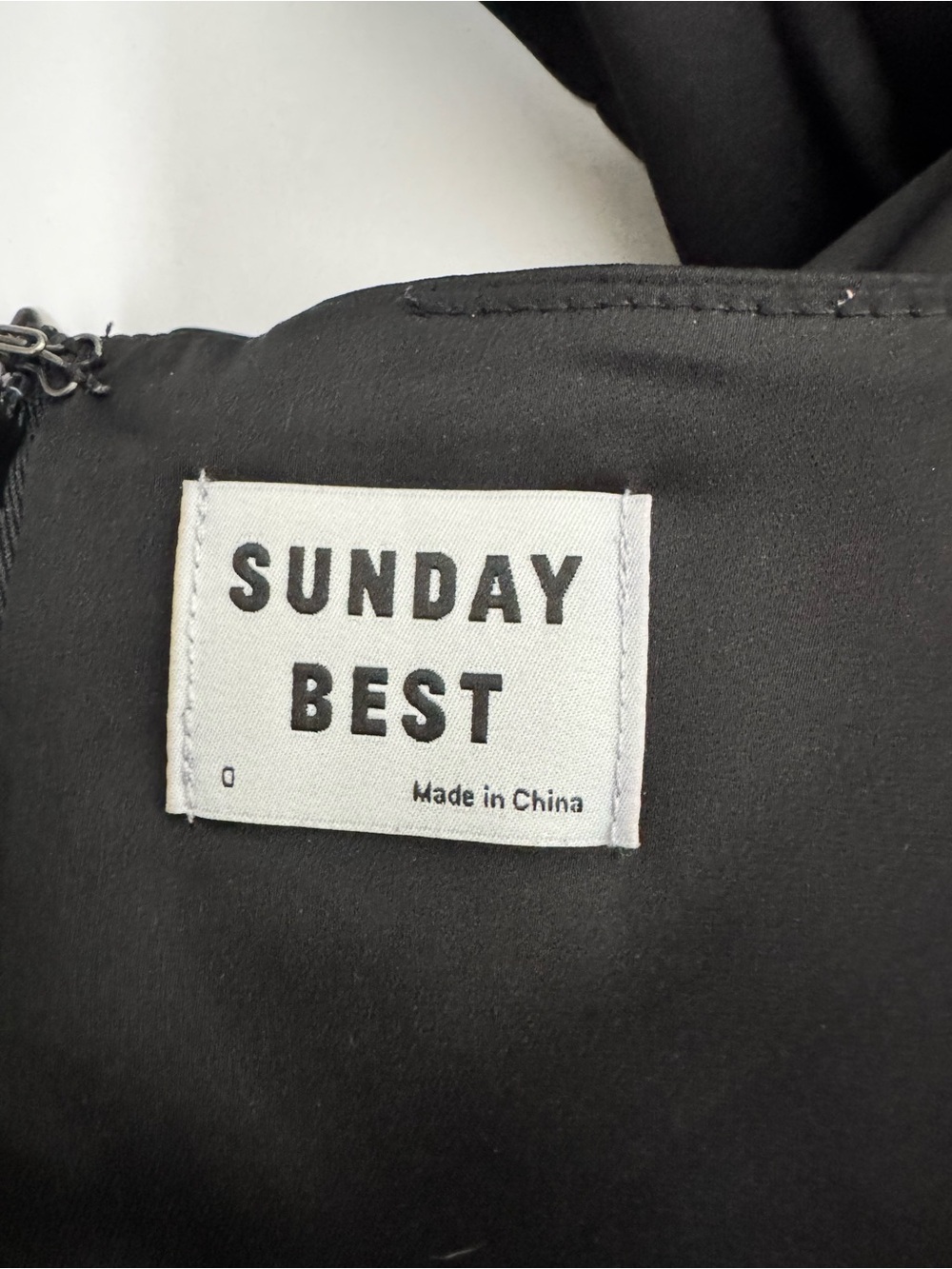 Aritzia Sunday Best Sleek Black Satin Mini Dress - Picture 4 of 4